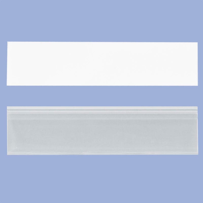 Akro-Mils 29300 Clear Protective Plastic Label Holder and Labels for 4-Inch Tall Shelf Bins, (25-Pack) - Image 5